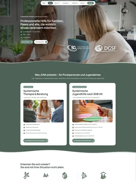 Projektbild Juna Systemische Therapie & Beratung